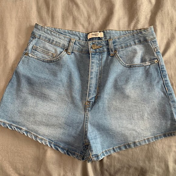 Forever 21 High waisted Denim Shorts - Picture 1 of 4
